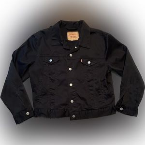Levi Strauss & co black jacket size:L